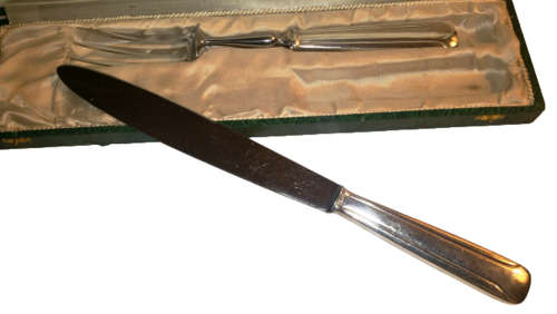 CARVING KNIFE AND FORK SET ~ BOXED