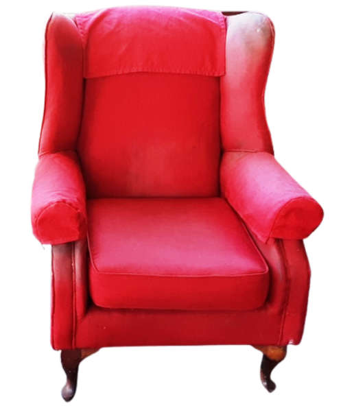 WINGBACK CHAIR ~ RED