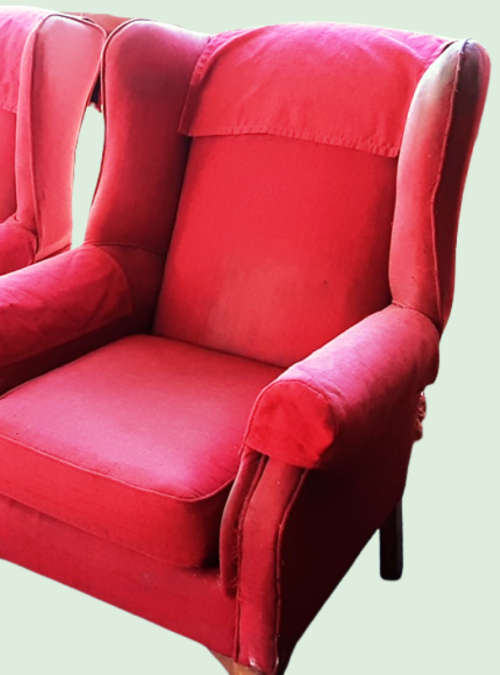 WINGBACK CHAIR ~ RED