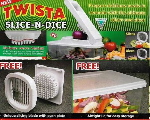 TWISTA SLICE-N-DICE MULTIFUNCTIONAL CHOPPER
