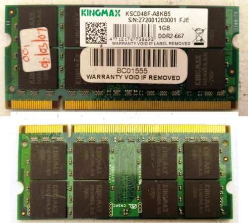 11 x MEMORY CARDS / MEMORY MODULES  DESKTOP & LAPTOP