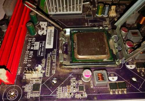 PC MOTHERBOARD FOR DESKTOP - ELITEGROUP ECS G31T-M REV: 1.0 15-V39-011002 DUAL DDR2 800 [ENHANCED ED