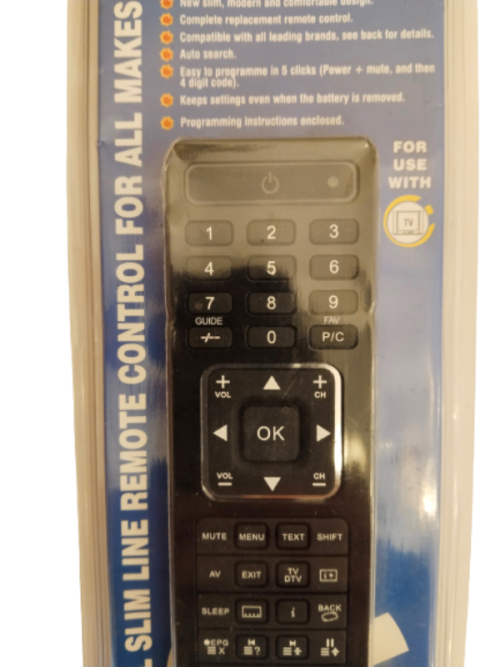 UNIVERSAL SLIMLINE TV REMOTE