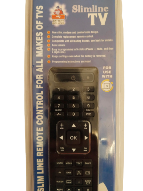 UNIVERSAL SLIMLINE TV REMOTE
