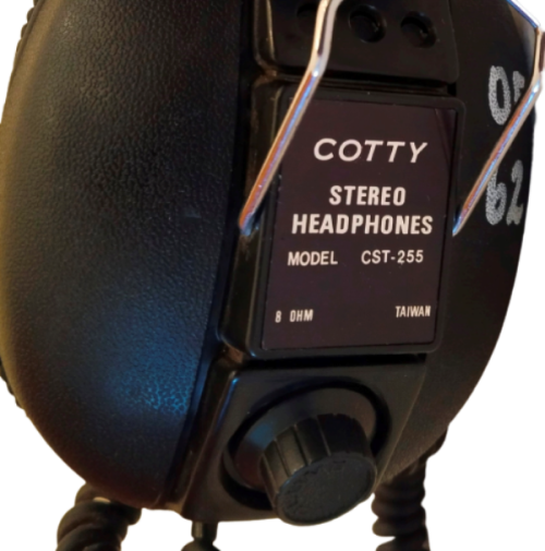 COTTY STEREO HEADPHONES MODEL CST-255 [ast OF 62]