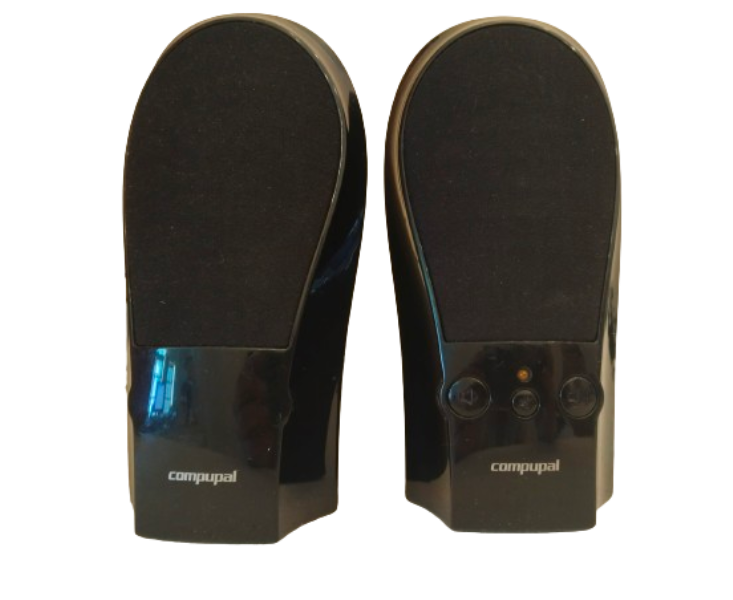 COMPUPAL DESK SPEAKERS USB FOR PC OR LAPTOP