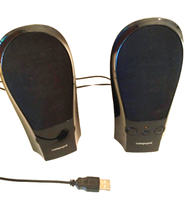 COMPUPAL DESK SPEAKERS USB FOR PC OR LAPTOP