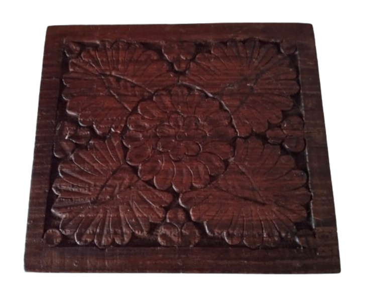 VINTAGE SOLID WOOD WILLEM II SENORITAS DELUXE CIGAR BOX ATTIC FIND