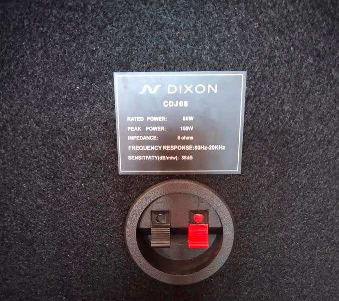 DIXON 8 DJ/PA SPEAKERS [CDJ08] (PAIR)