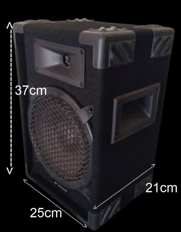DIXON 8 DJ/PA SPEAKERS [CDJ08] (PAIR)