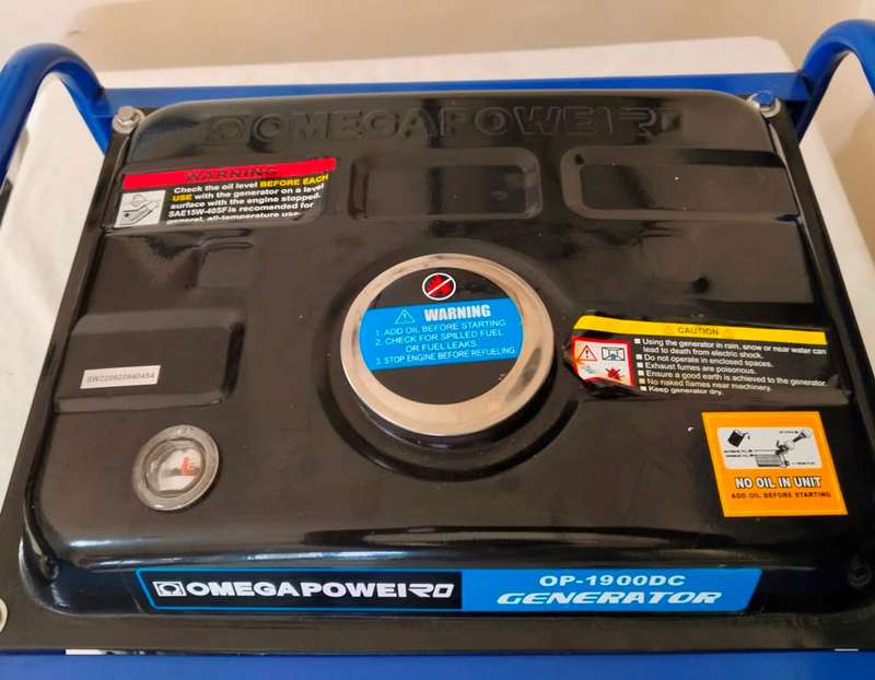 OMEGA POWERD GENERATOR OP-1900DC  4-STROKE  1.9KW