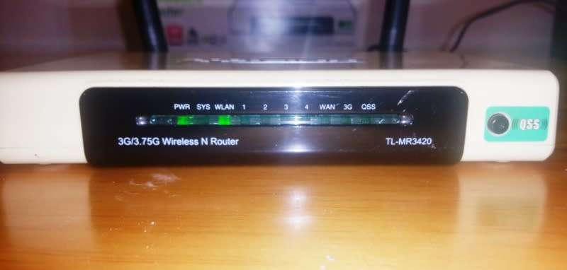 TP LINK 3G/3.75G WIRELESS N ROUTER ~ MODEL TL-MR3420