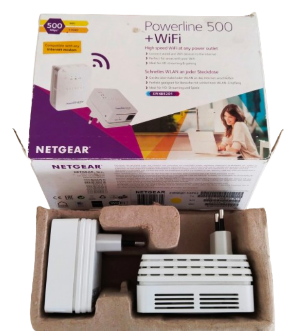 NETGEAR POWERLINE 500 +WIFI KIT AV500