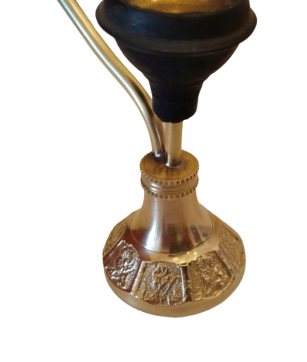 BRASS HOOKAH PIPE ~ MINIATURE DECORATIVE ORNAMENT
