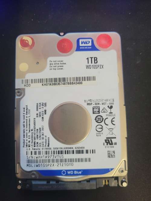 WD Blue 1000Gb HDD 2.5`