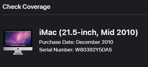 Apple iMac 21` Intel Core i3 [ Please Read]