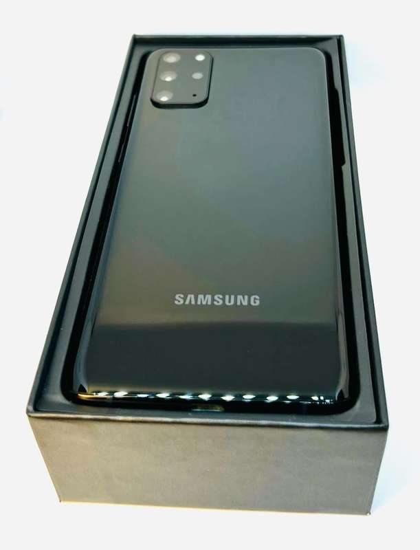 Samsung S20 Plus 256GB Black - Excellent Condition with Free Cover