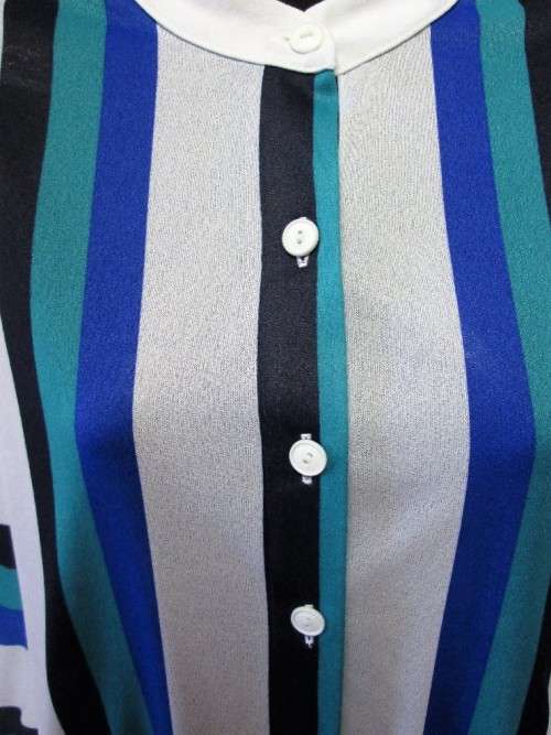 Vintage c1980's Sheer Polyester Dress - Size 34