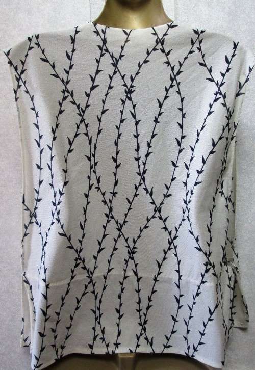 Vintage C1980's Polyester Sleeveless Jacket - Size 38