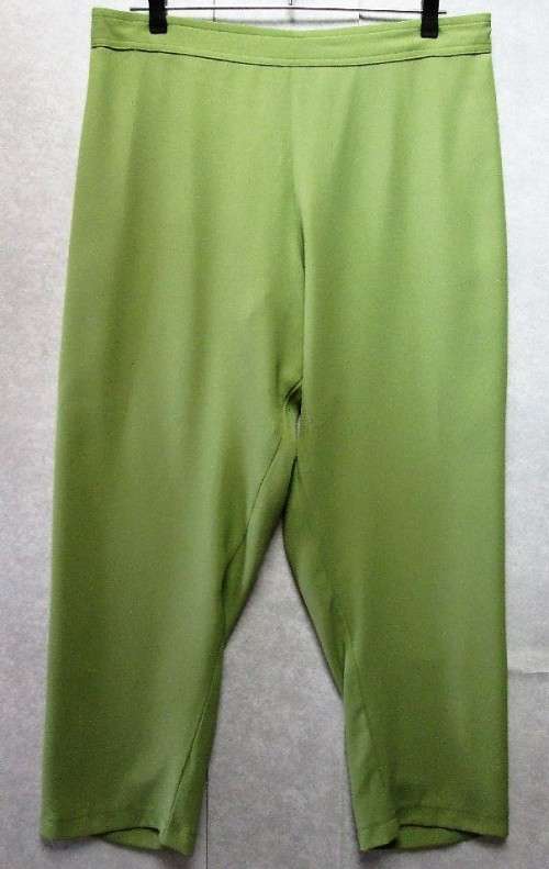 Lightweight Lime Green Polyester Pants  - Waist 94-104cm; Hip 132cm
