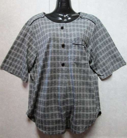 Vintage Black/Grey c1980's Shirt - Size 36