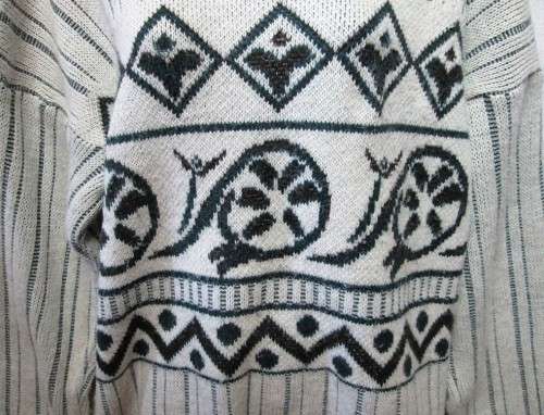 Vintage Patterned Jersey - Size L