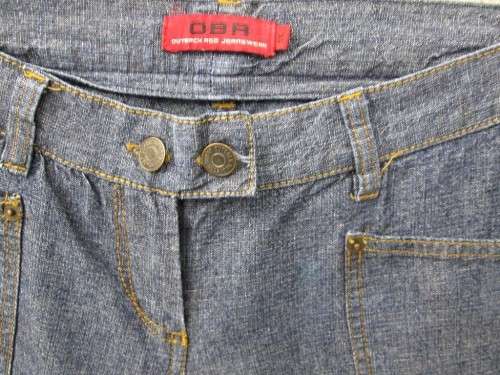 Wide Leg Lightweight Denim Capri Pants - Size 35 (Waist 78cm; Hip 102cm) *Quality Brand