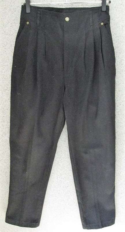 Vintage High Waisted Black Barrington Jeans, As New - Size 38 (Waist 70cm; Hip 100cm)