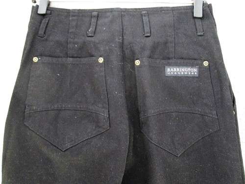 Vintage High Waisted Black Barrington Jeans, As New - Size 38 (Waist 70cm; Hip 100cm)
