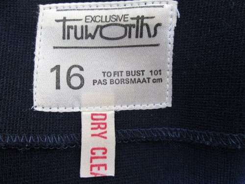 Vintage Navy Waistcoat - Size 40