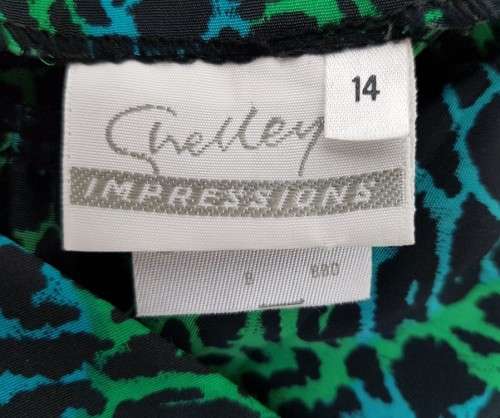 Patterned Polyester Shirt - Size 38