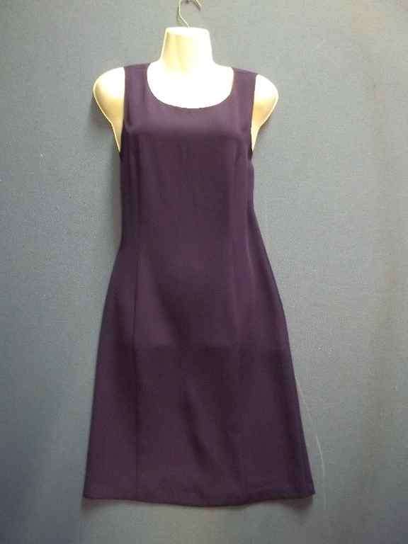 Lined Purple Sleeveless Dress - Size 34 * Quality Brand