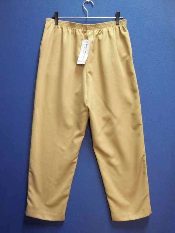 Mustard Pants With Elasticated Waist- Size 38 (Unworn)