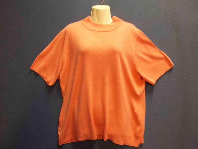 Coral/Pink Short Sleeve Jersey Top - Size 2XL