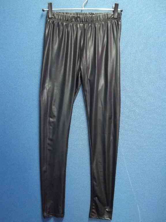 Shiny Black Tights - Size S