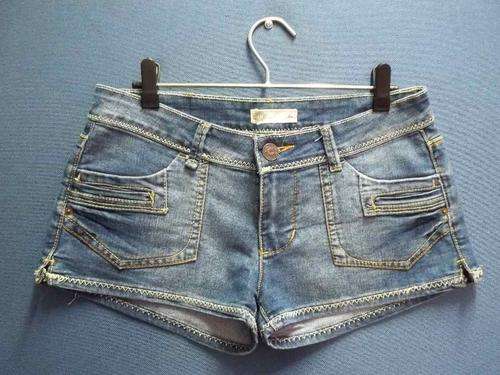 Short Short Fashion Denim Shorts - Size 34 (Small Cut)