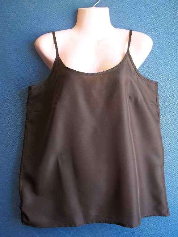 Brown Polyester Camisole - Chest 122cm