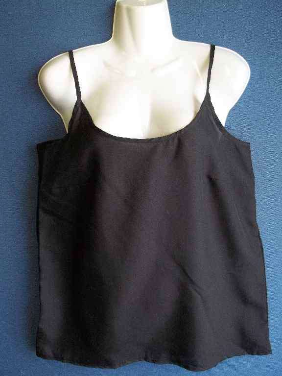Black Polyester Camisole - Chest 92cm