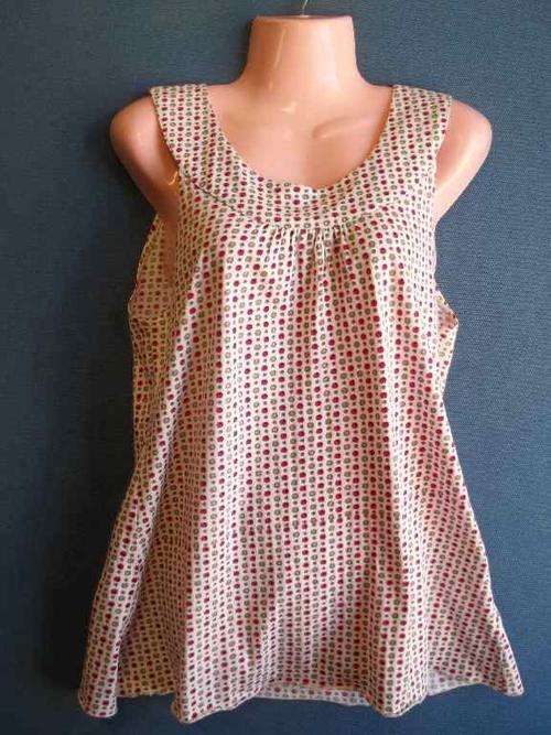 Floral Longer Length T-Shirt - Size S