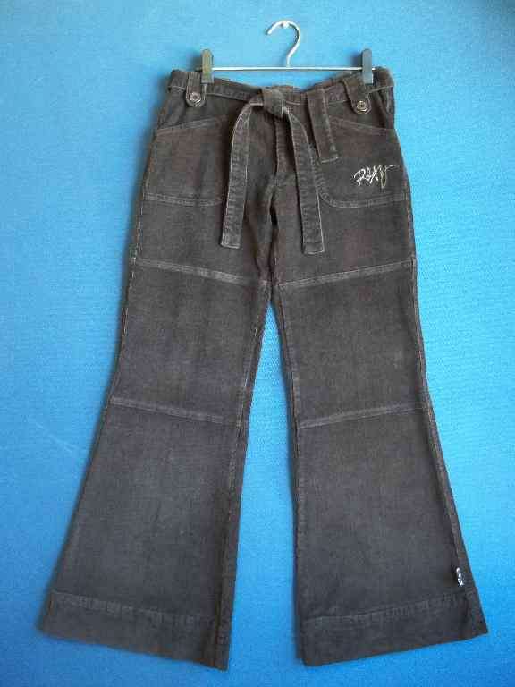 Brown ROXY Corduroy Pants - Size 34 ( Waist 76cm, Hips 96cm) * Quality Brand