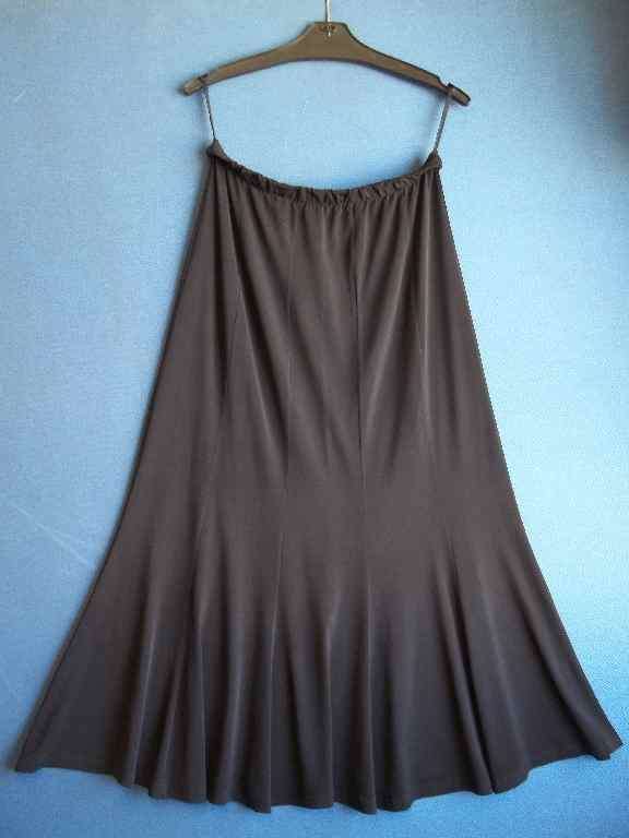 Black Polyester Long Length Shirt - Size L