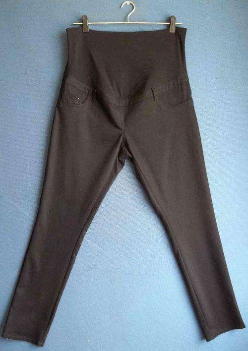 Stretch Black Skinny Fit Maternity Pants - Size 36 * Quality Brand