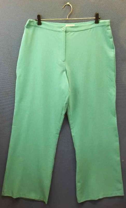 Seagreen Stretch Polyester/Viscose Pants - Size 42 (Waist 90cm, Hip116cm) * Quality Brand
