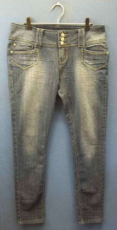 High Waist Stretch Skinny Jeans - Size 36/38 (Waist 84cm, Hip 96cm)