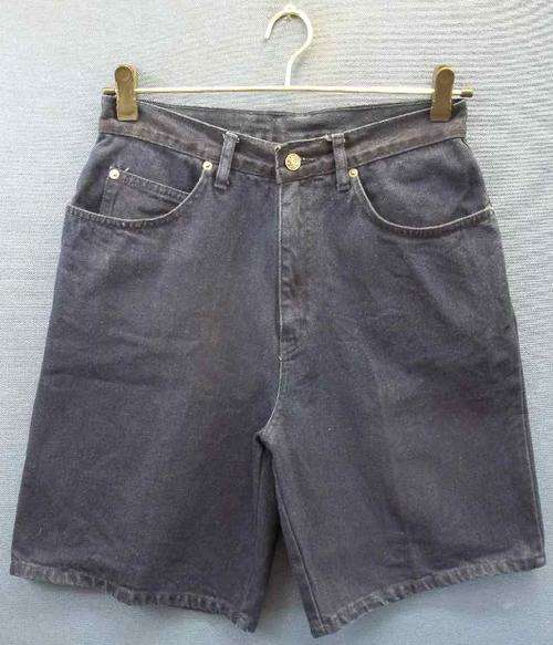 High Waisted Dark Denim Shorts - Size 36 (Waist 74cm, Hip 102cm) * Quality Brand