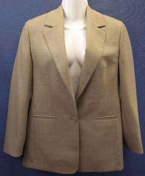 Olive Fully Lined Jacket - Size 34 (Chest 90cm) * Quality