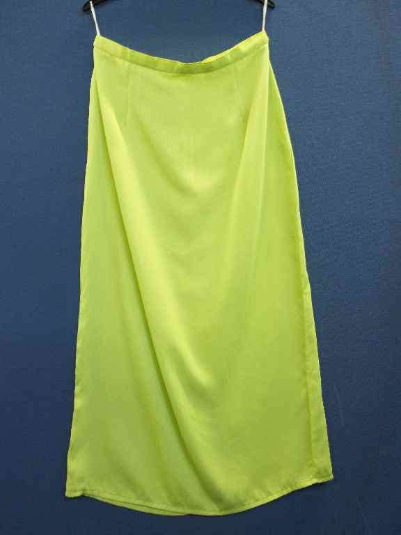 Lime Green Skirt - Size 40