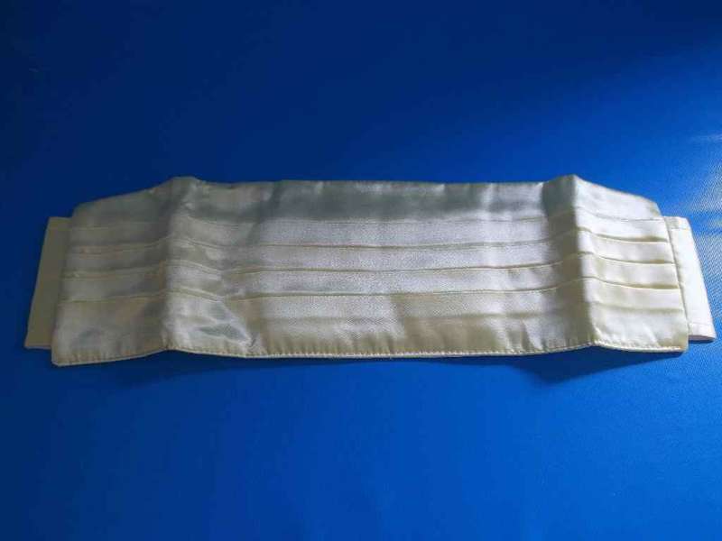 Yellow Satin Cumber Band