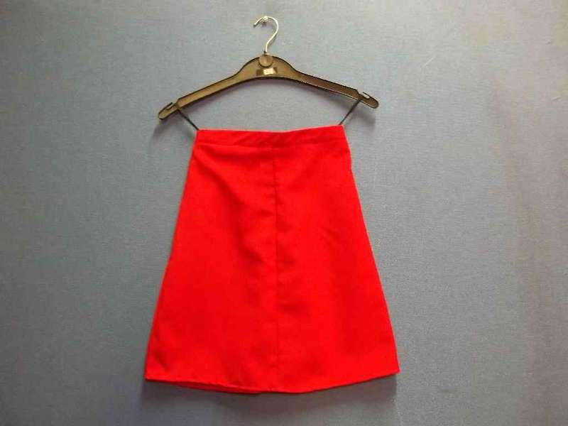 Girls Red Skirt  - Size 26 (Waist 54cm)