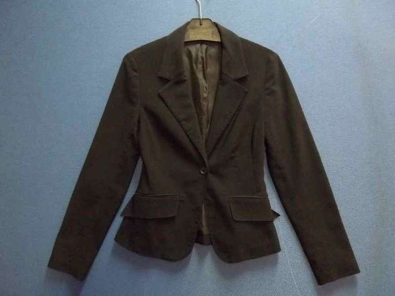 Lined Black Jacket - Size 30